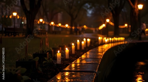 night view of the city