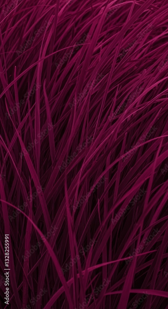 Fototapeta premium Vibrant Magenta Grass in Motion