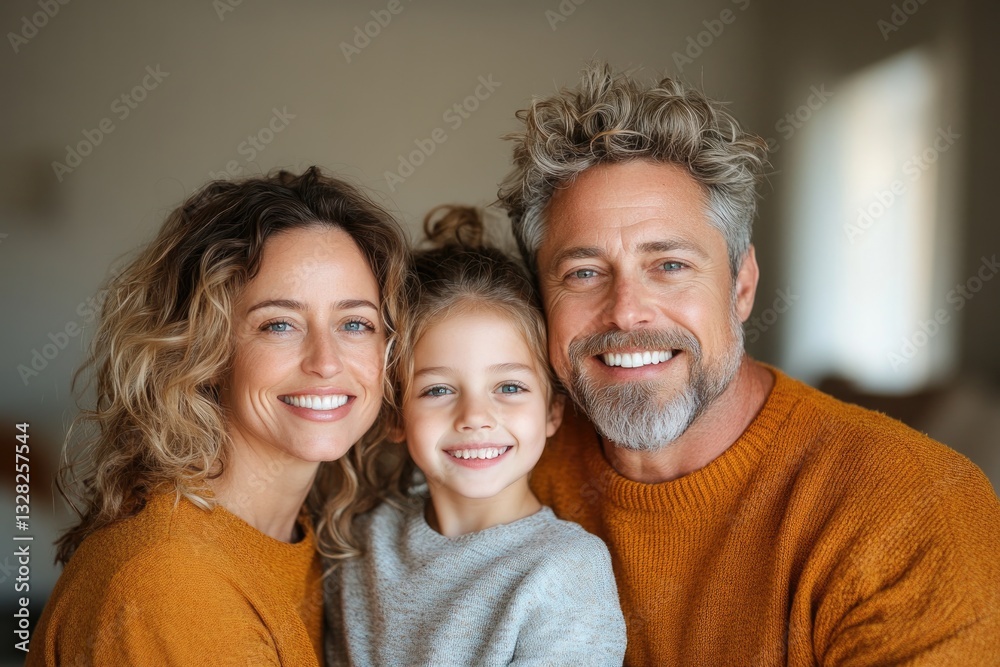 capture joyful family portrait featuring diverse family members posing together in warm and cozy living room that embodies capture joyful family portrait featuring diverse family members posing together in warm and cozy living room that embodies