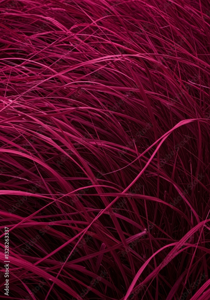 Vibrant Magenta Grass in Motion Vibrant Magenta Grass in Motion