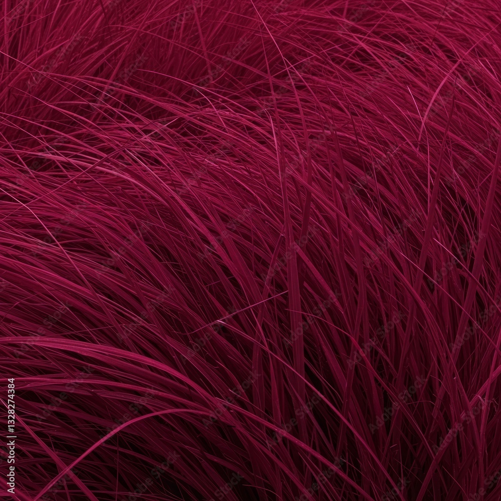 Fototapeta premium Vibrant Magenta Grass in Motion