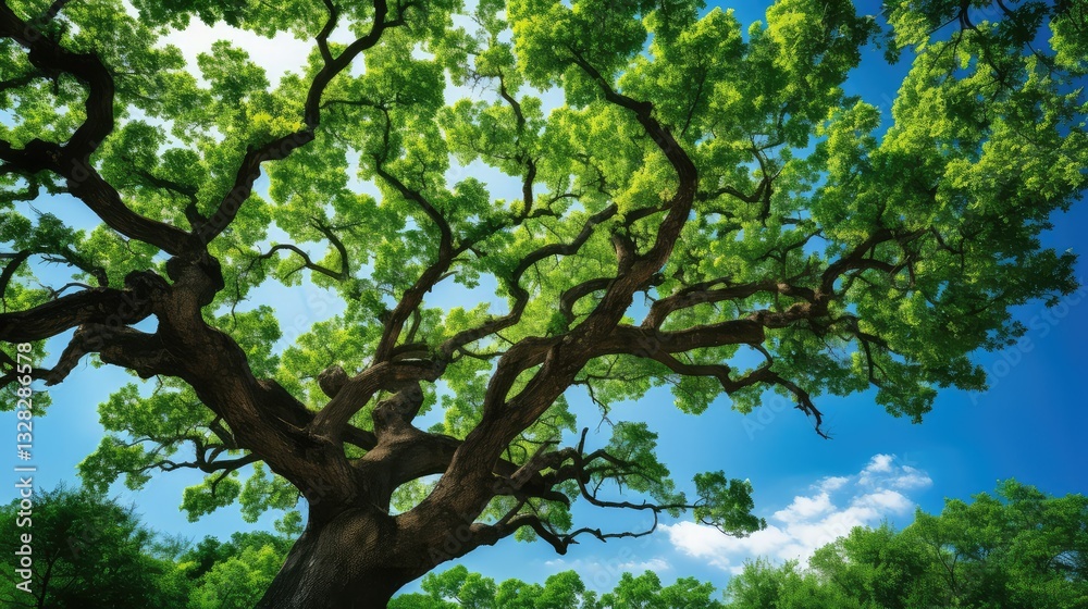 Fototapeta premium tree oak leaf branch