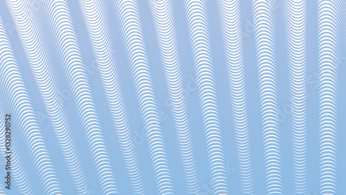 Aero Blue wave line stripes pattern background for fabric style