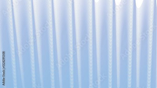Aero Blue wave line stripes pattern background for fabric style