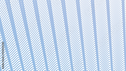 Aero Blue wave line stripes pattern background for fabric style