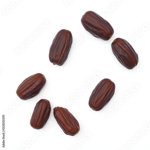 dates isolated on white background