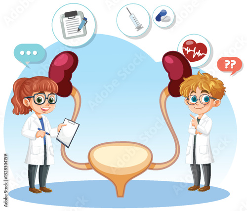 Medical Team Discussing Kidney Health