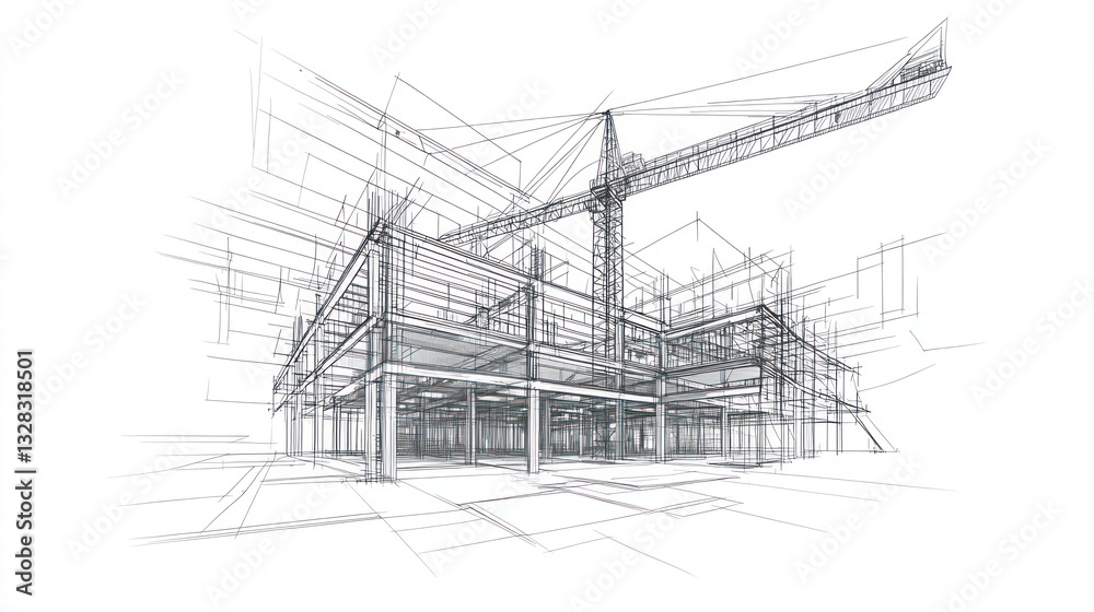 Architectural Building Construction Blueprint Architectural Building Construction Blueprint