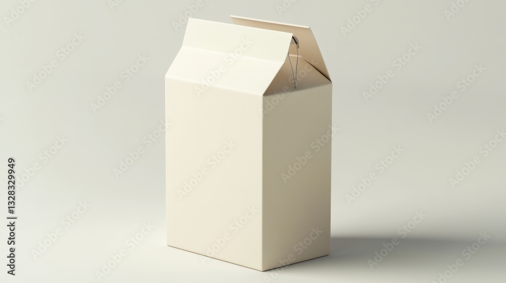 57.A highly detailed image of a milk carton box with a tethered plastic cap, featuring realistic cardboard textures and a clean, modern design. The carton is positioned on a white background, with 57.A highly detailed image of a milk carton box with a tethered plastic cap, featuring realistic cardboard textures and a clean, modern design. The carton is positioned on a white background, with