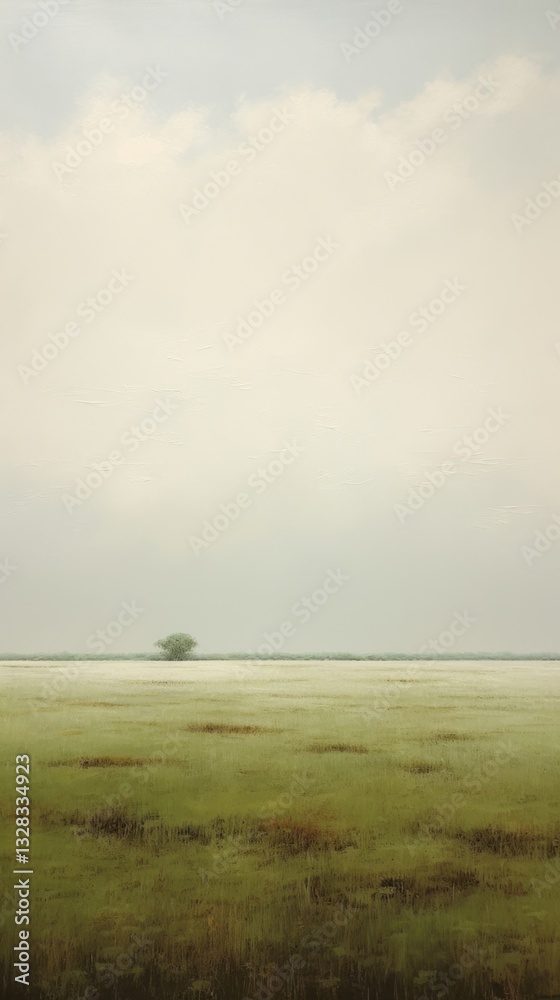 Naklejka premium Meadow landscape grassland outdoors.