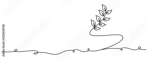 creeping tree branch vector
