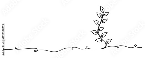 creeping tree branch vector