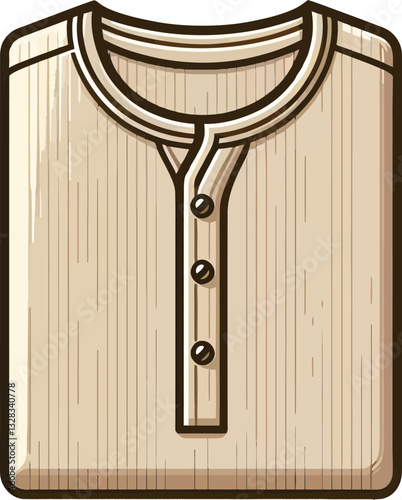 vector illustration of a wooden handle