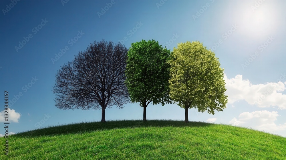 spring transforms barren trees into lush green canopies spring transforms barren trees into lush green canopies