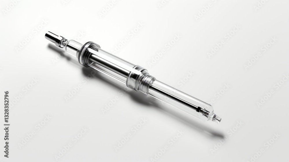 liquid syringe on white liquid syringe on white
