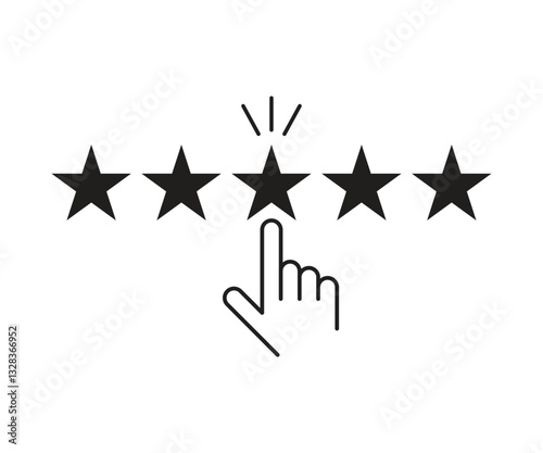 Customer reviews, rating, user feedback concept