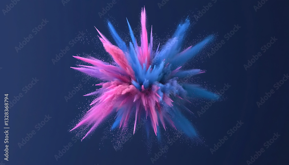 Colorful powder explosion studio digital art abstract close-up vibrant aesthetic Colorful powder explosion studio digital art abstract close-up vibrant aesthetic