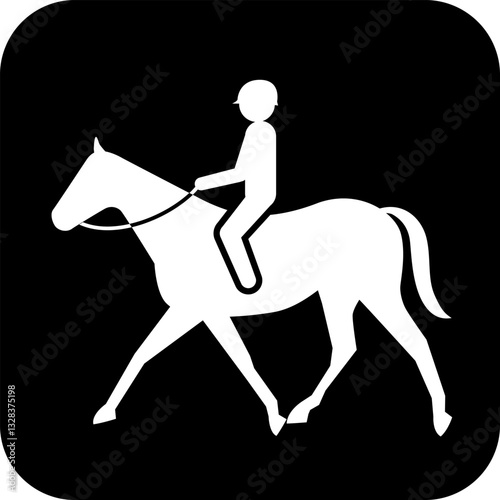 乗馬のアイコン