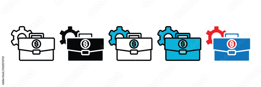 Business Icon Set Multiple Style Collection Business Icon Set Multiple Style Collection