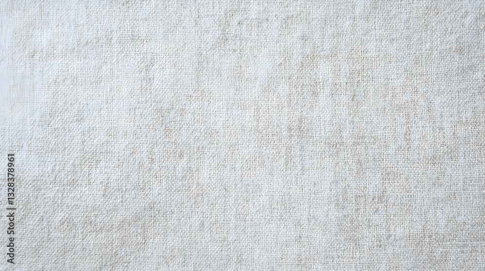 Fototapeta premium Textured Natural Fabric Background in Light Neutral Tone