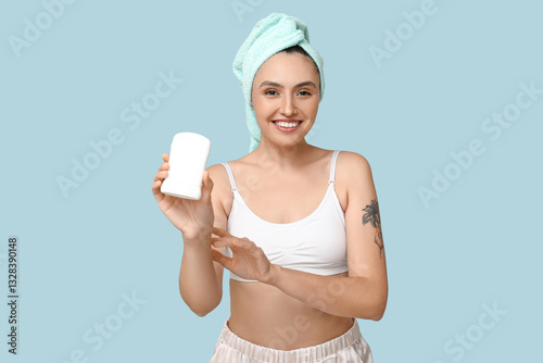 Smiling young woman with to...
