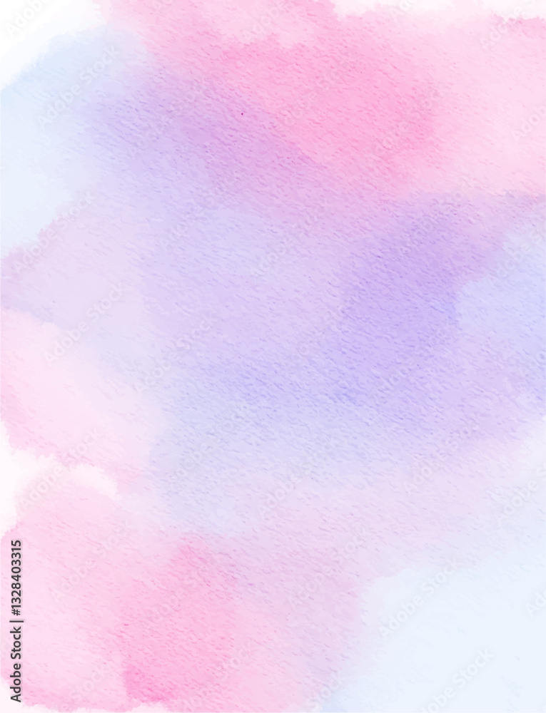 Obraz premium cute abstract watercolor illustration of colorful soft pastel background wallpaper