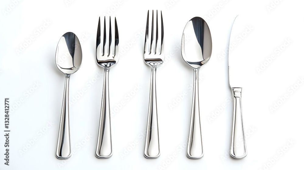 fork knife spoon teaspoon cutlery isolated fork knife spoon teaspoon cutlery isolated