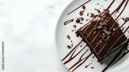 delicious freshly made chocolate sacher cake