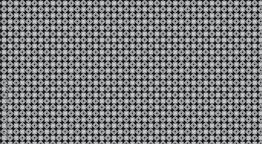 Vector Seamless Black and White Geometric Pattern with Intricate High Contrast Shapes for Modern and Traditional Designs Vector Seamless Black and White Geometric Pattern with Intricate High Contrast Shapes for Modern and Traditional Designs