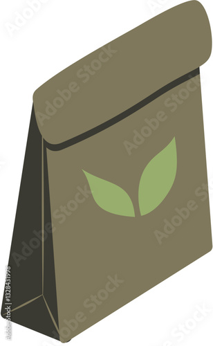 Eco-Friendly Packaging Bag with Leaf design