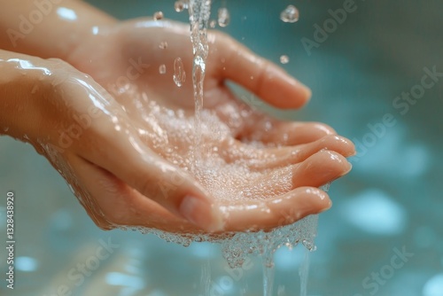 Wallpaper Mural Clean Hands Pure Water Refreshing Hygiene Skincare Wellness Spa Treatment Soft Skin Daily Ritual     Torontodigital.ca