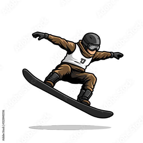 Tropical Forest Explorer Cartoon Character