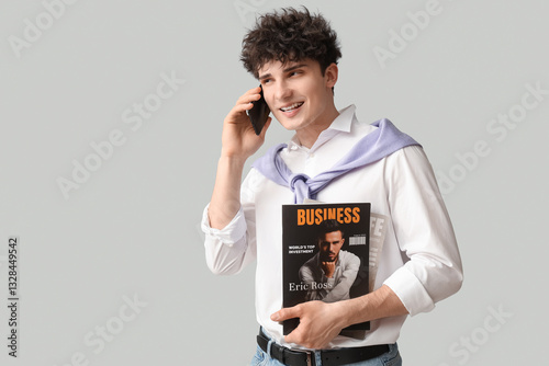 Handsome young businessman ...