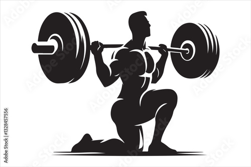 Black & White Gym Silhouettes