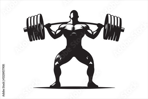 Black & White Gym Silhouettes