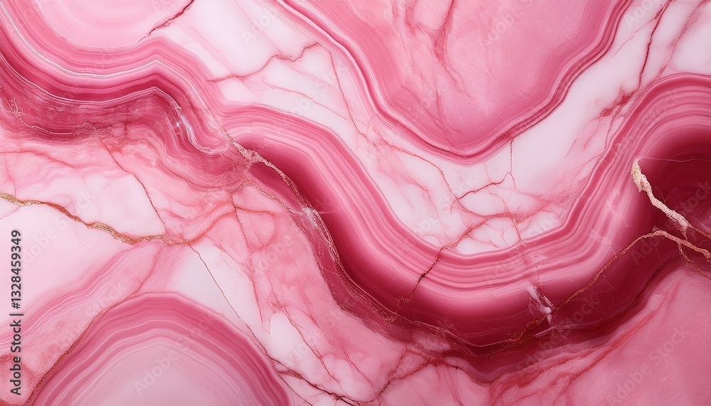 Fototapeta premium pink marble background natural marble texture luxurious light pink agate marble texture with colorful veins polished marble quartz stone background striped