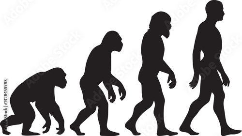 silhouettes Stages of human growth