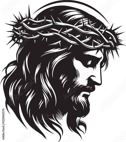  Jesus Christ Silhouette Vector Design