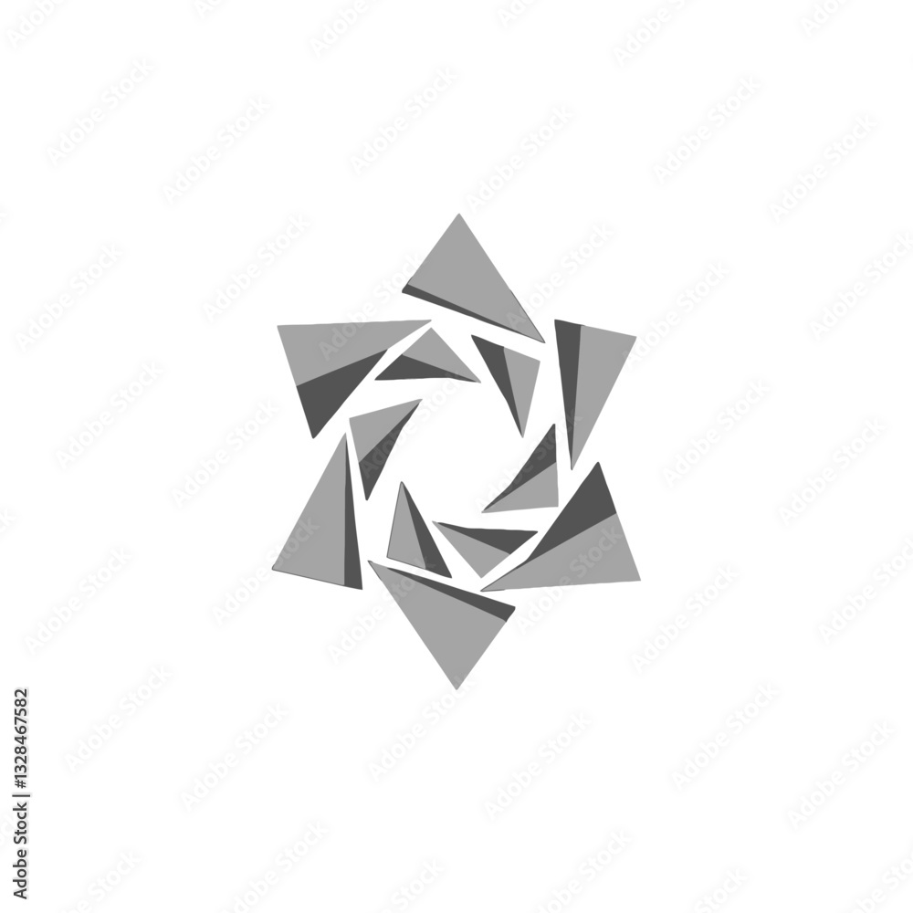 Abstract Triangle Spiral Abstract Triangle Spiral