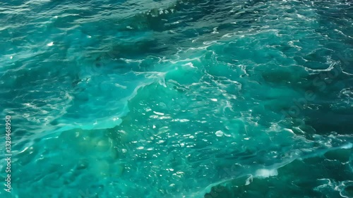 Wallpaper Mural Soft ripples in deep blue water, ideal for calm, natural-looking video backdrops. Torontodigital.ca