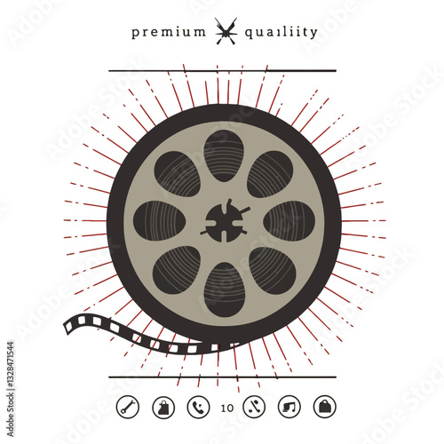 Premium Quality Film Reel Design