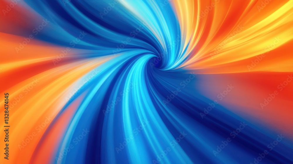 A bright blue and orange gradient. Featuring vibrant blue tones blending into orange A bright blue and orange gradient. Featuring vibrant blue tones blending into orange