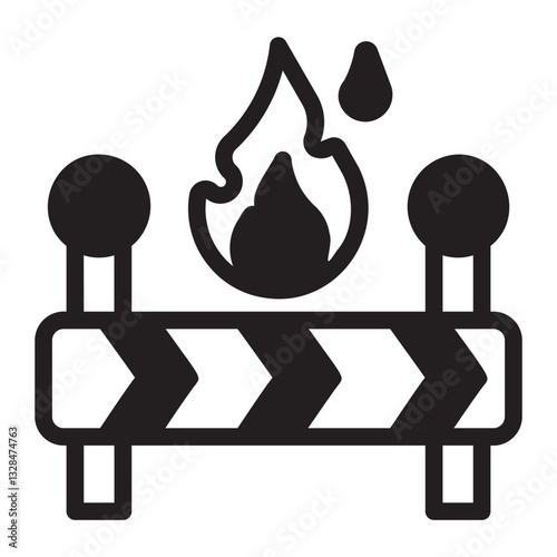 Barrier  glyph icon