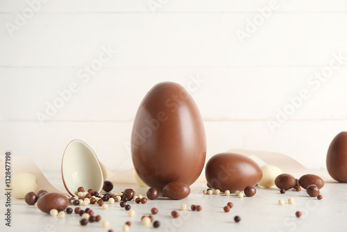 Composition with chocolate ...
