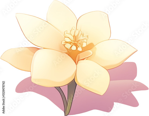 vector illustration of a flower