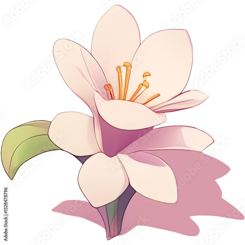 pink lily flower