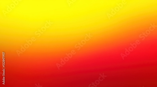 A bright yellow and vibrant red gradient background. Featuring bright yellow transitioning into bold red
