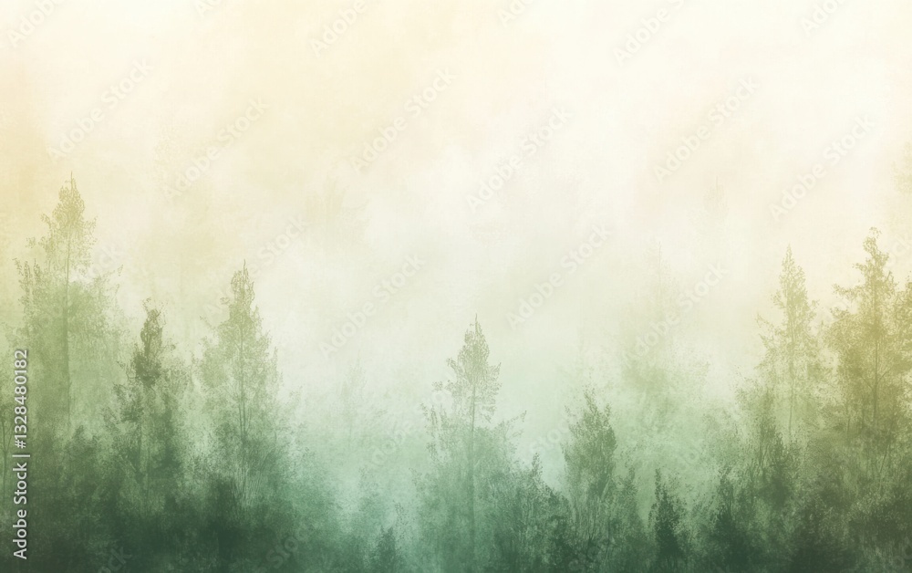 A calming green forest gradient background. Featuring soft greens, light browns, and pale yellows with smooth transitions A calming green forest gradient background. Featuring soft greens, light browns, and pale yellows with smooth transitions
