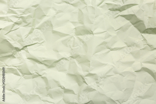 Texture of crumpled green p...