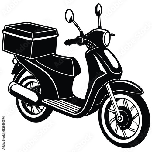 scooter vector illustration